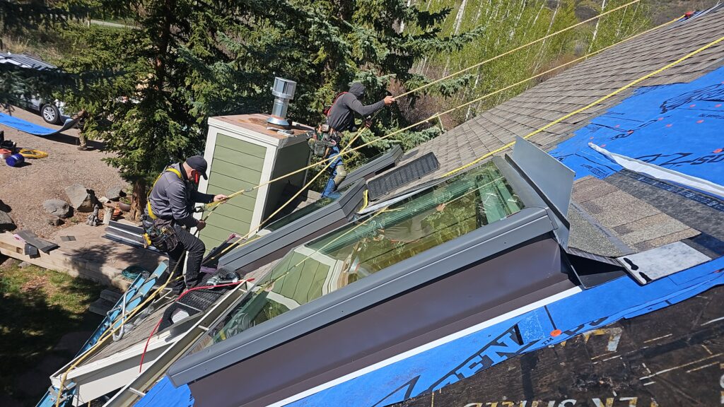 Aspen Roofing Contractors Skylight Installation Roaring Fork Valley